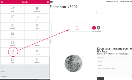 How to Chart.js with Elementor and WordPress