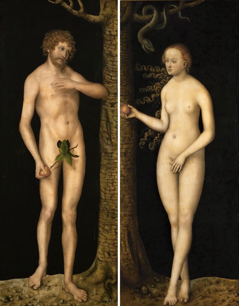 Adam and Eve, Lucas Cranach the Elder