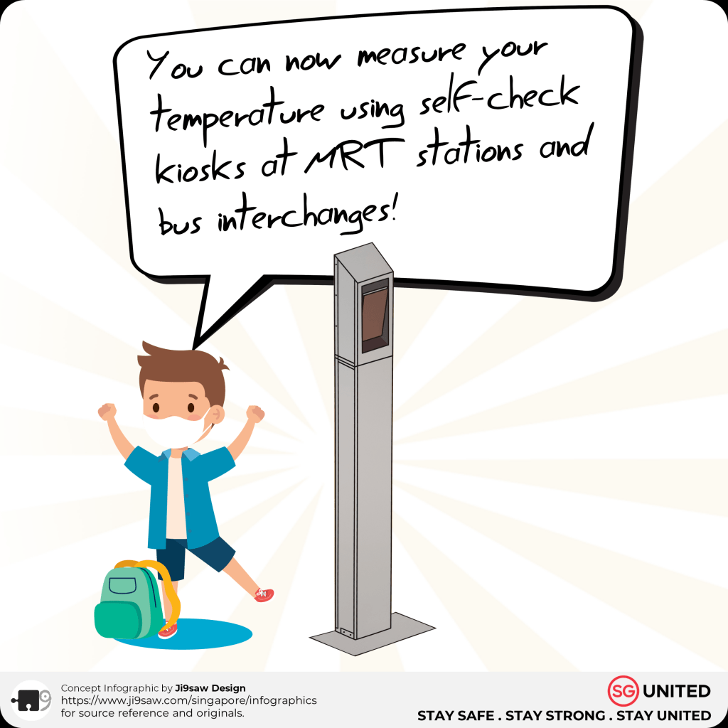 self check temperature kiosks sg united infographic singapore