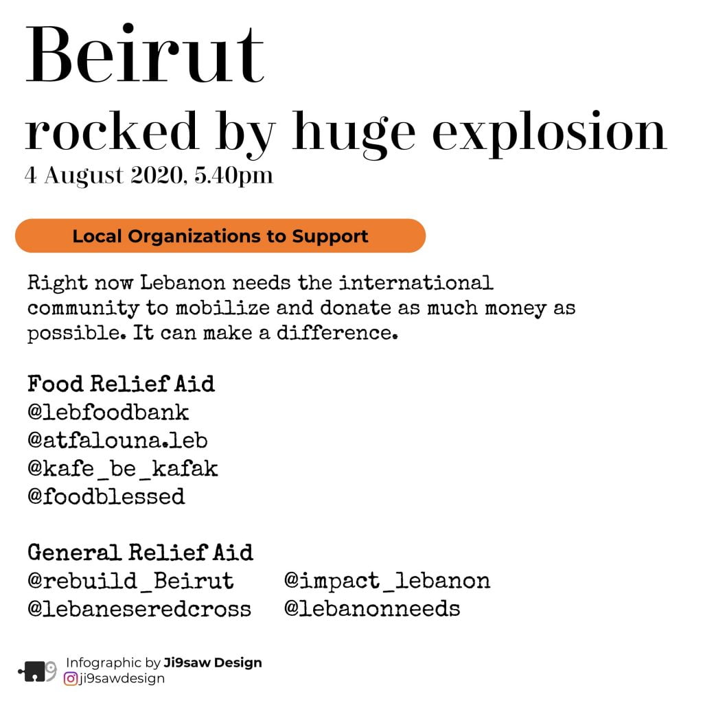 beirut explosion infographic