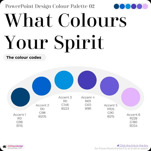 PowerPoint Colour Palette Template Design